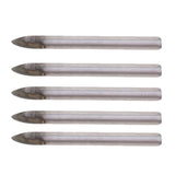 Maxbell 10pcs Triangular Drill Bits Set Tiles Ceramic Glass  Opener