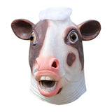 Maxbell Halloween Cow Mask Face Cover for Festival Party Accessory Stage Performance