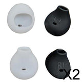 Maxbell 2x2 Pairs Silicone Ear Pad Cover Earphone Earbud Anti-slip for Samsung S6/S7