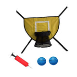 Maxbell Basketball Hoop for Trampoline for Kids Adults Outdoor Lightweight Backboard yellow