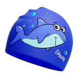 Maxbell Maxbell Children's Swim Cap Cartoon Lightweight Swimming Hat for Diving Surfing Pool Blue