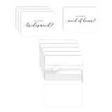 Maxbell Maid of Honor Cards Party Matron Honor Romantic Bridesmaid Proposal Cards 6 Cards