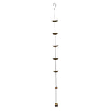 Maxbell Metal Rain Chain Replacement for Downspouts Divert Water for Outside Balcony
