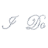 Maxbell 10pcs I Do Wedding Bridal Shoes Sticker Rhinestone Motif - Clear