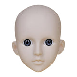 Maxbell Mannequin Training Head Cosmetology Face Head for Beauty Salon Home Beginner Gray Eyes YellowSkin