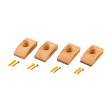 Maxbell 4x Tapestry Hangers Art Decoration Rugs Wooden Carpet Quilt Hangers for Wall