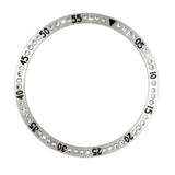 Maxbell Metal Scale Trim Protection Circle for Samsung Galaxy Watch Silver-B (42mm)