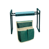 Maxbell Garden Kneeler Seat Green Multipurpose Compact Thick Sponge Padding Foldable Style C