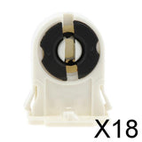 Maxbell 18xT8 Fluorescent Light Socket Lamp Holder Fittings AC100-250V
