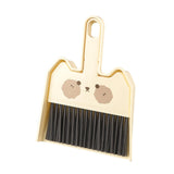 Maxbell Mini Broom and Dustpan Set Broom Dustpan Brush for Table Living Room Bedroom Style  A