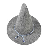 Maxbell Halloween Witch Hat Cosplay Club Felt Headgear Stage Performance Pointed Cap