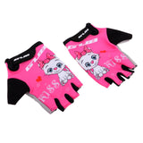 Maxbell Maxbell Kids Cycling Gloves Children Boys Girls Riding Glove Cat    M