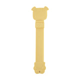Maxbell Cat Strip Squeeze Spoon Portable Cat Stripe Snack Squeezer for Snack Feeding yellow