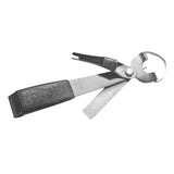Maxbell 4 in 1 Knot Tying Tool Accessories Line Cutter for Freshwater Lake Beginners Black