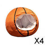 Maxbell 4xPlush Hat Photo Prop Funny Head Warmer for Festival Live Streaming Halloween