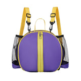 Maxbell Maxbell Basketball Shoulder Bag Basketball Tote Bag for Boys Girls Accessory Durable Double Strap Purple