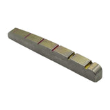 Maxbell Bass Guitar Nut Titanium Alloy Slotted Replacement Part 42.9x3.5x5.1mm