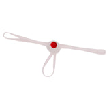 Maxbell Mens Santa Hat Thongs T Back Thongs Xmas Brief for Club Honeymoon Night White