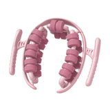 Maxbell Massage Roller 360° Portable Anti Slip Muscles Roller for Calf Thigh Exercise Pink