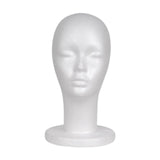 Maxbell Foam Mannequin Head Wigs Display Model for Stylist Clothing Stores Salon style A