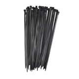 Maxbell 100Pcs Nylon Cable Wire Ties Wire Zip Ties for Fencing Garage Home 4.8mmx25cm