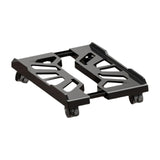 Maxbell CPU Stand Multiple Air Vents Adjustable Space Saving Telescopic Support Cart Black