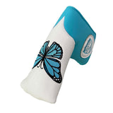 Maxbell Maxbell Fashion Golf Putter Head Cover Protector PU Leather Golf Club Head Cover StyleA White