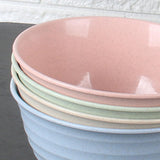 Maxbell Noodle Bowls Kitchen Serving Bowl Fruit Bowl for Kitchen Prep Picnic Birthday 4 pieces