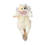 Maxbell Stuffed Cat Doll Backpack Lightweight Toy Knapsack for Dating Pet Lover Gift Pink Neckwear