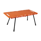 Maxbell Folding Table Sturdy Beach Table Compact Camping Table for BBQ Hiking Picnic Orange