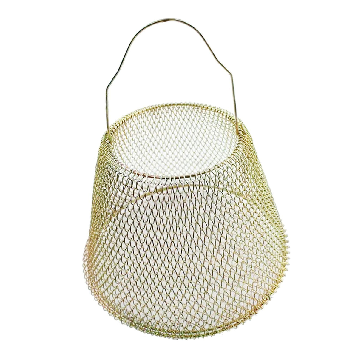 Maxbell Egg Basket Holder Iron Multipurpose Egg Basket for Fruits Vegetables Kitchen gold