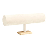 Maxbell Flannel Headband Stand Stylish for Tabletop Home Organization Dressing Table Beige