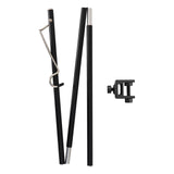 Maxbell Maxbell Outdoor Camping Lamp Pole Tent Folding Adjustable Adjustable Black