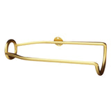 Maxbell Wall Mounted Wine Rack Metal Wine Storage Shelf for Home Kitchen Dining Room Gold