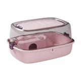 Maxbell Large Hamster Cage Portable Small Animal Cage for Guinea Pigs Rabbit Gerbils Pink