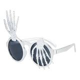 Maxbell Halloween Party Glasses Halloween Decorations Fun for Adults Costume Eyewear Silver