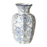 Maxbell Chinese Ceramic Flower Vase Home Decor Plant Holder for Office Wedding Table Begonia 10cmx24cm
