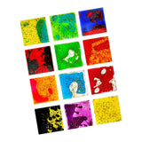 Maxbell 12x Sensory Soft Gel Liquid Toys Gifts Liquid Motion Toys for Teens Children Square