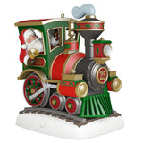 Maxbell Maxbell Lovely Christmas Train Pendant Santa Claus Figurine for Xmas Home Decor