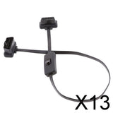 Maxbell 13x16 Pin M to F With Switch OBD2 Cord Extension Cable Adapter Connector On/Off