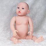 66cm 26inch Reborn Baby Girl Doll Full Silicone Body Newborn Baby Nude Body Real Looking Doll Toy - Aladdin Shoppers