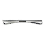 Maxbell Metal Shirt Collar Clip Tie Collar Bar Pin for Unisex Scarf Necktie silver