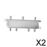 Maxbell 2x6 Way Splitter Satellite Antenna TV 5-2400MHz Coax Cable HDTV Satellite