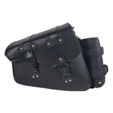 Maxbell Motorcycle Side Saddlebag Practical Compact with Detachable Water Cup Holder Left