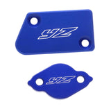 Maxbell Front Rear Brake Fluid Reservoir Cover Sturdy for Yamaha Yzf250/426/450 Blue