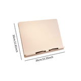 Maxbell Adjustable Book Stand Versatile Cookbook Holder for Desk Textbook Music Book L
