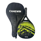 Maxbell Maxbell Beach Tennis Paddle Racket Easy to Use with Storage Bag for Outdoor Backyard Black Green