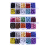 900pcs Metal Calabash Bulb Gourd Pear Shape Small Coilless Tag Safety Pins