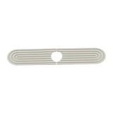 Maxbell Kitchen Sink Faucet Mat Modern Absorbent Mat for Bathroom Kitchen Countertop White