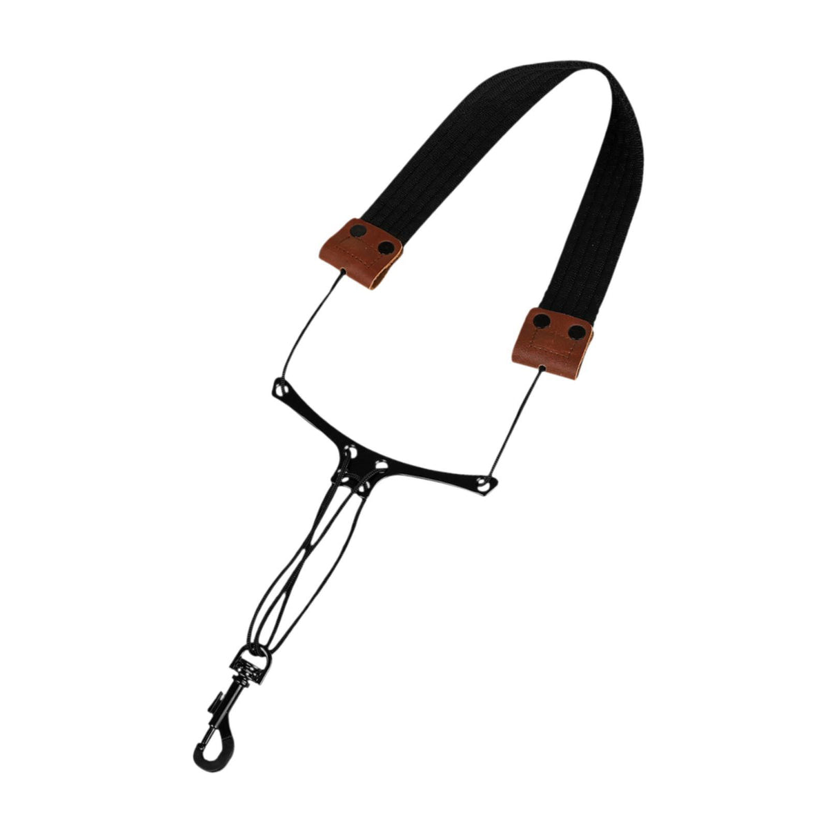 Maxbell Saxophone Neck Strap Sturdy Black Universal Practical with Adjustable Length